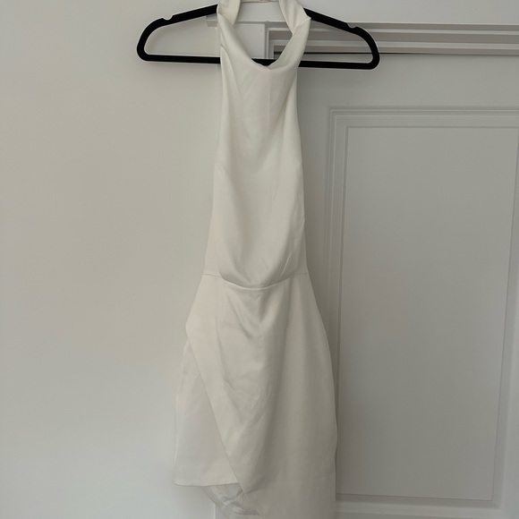 Elliatt Asymmetric Satin Cocktail Dress - Picture 1 of 4